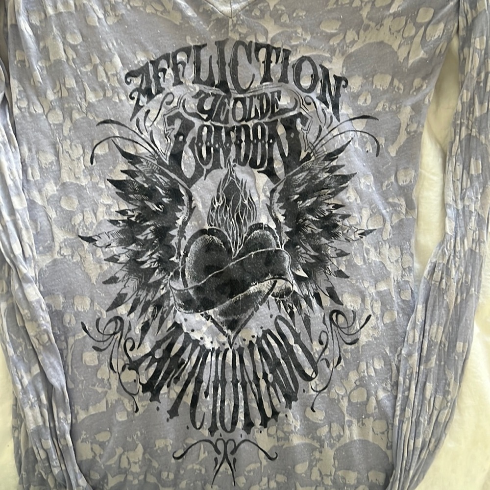 AFFLICTION LONG LONG SLEEVE SHIRT